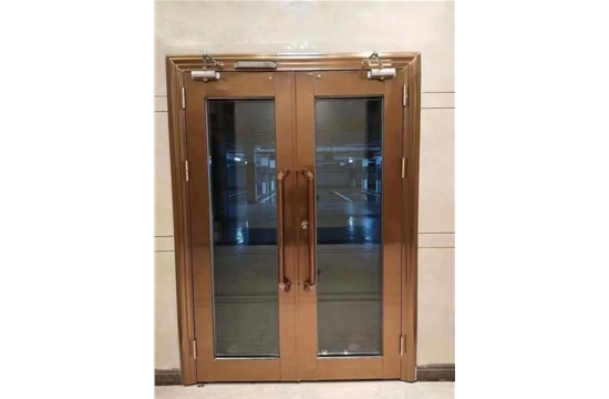 不銹鋼玻璃防火門